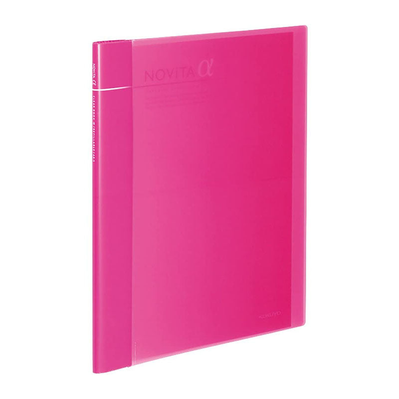 KOKUYO Novita Alpha Clear Book A4 24g NT24 Pink Default Title