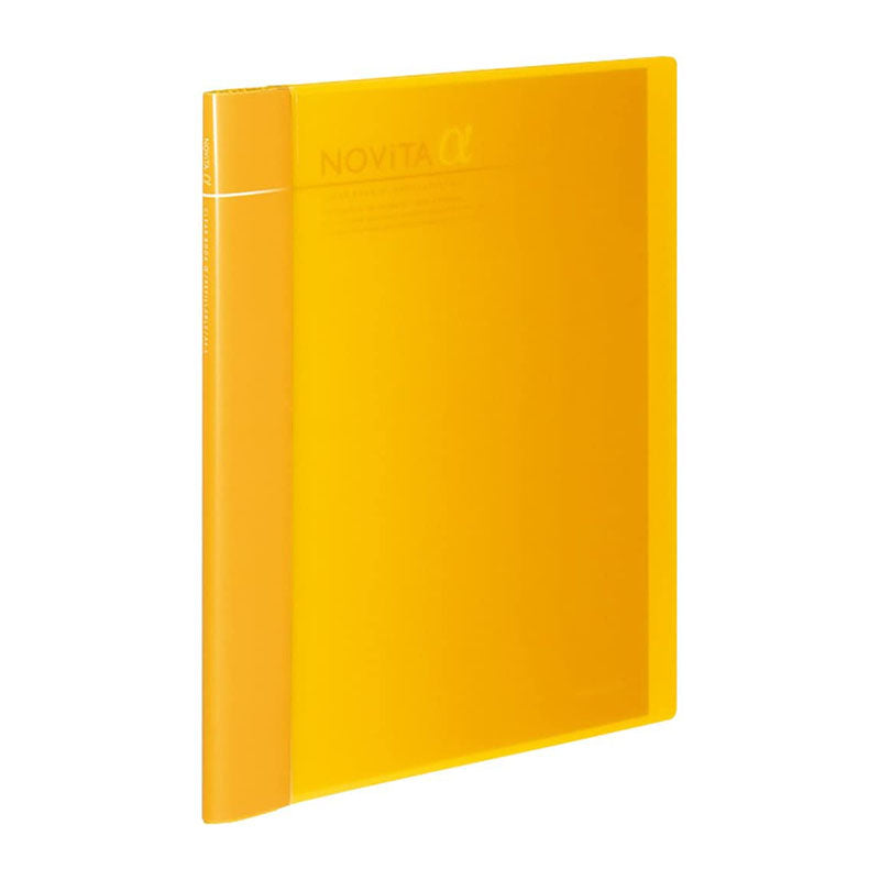 KOKUYO Novita Alpha Clear Book A4 24g NT24 Yellow Default Title