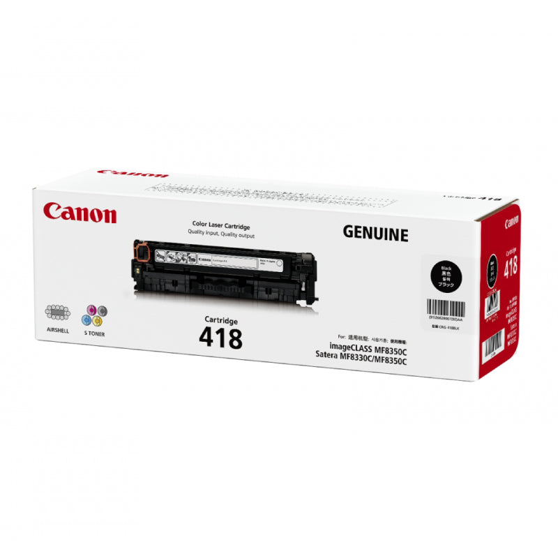 CANON Toner Cartridge 418 Black Default Title