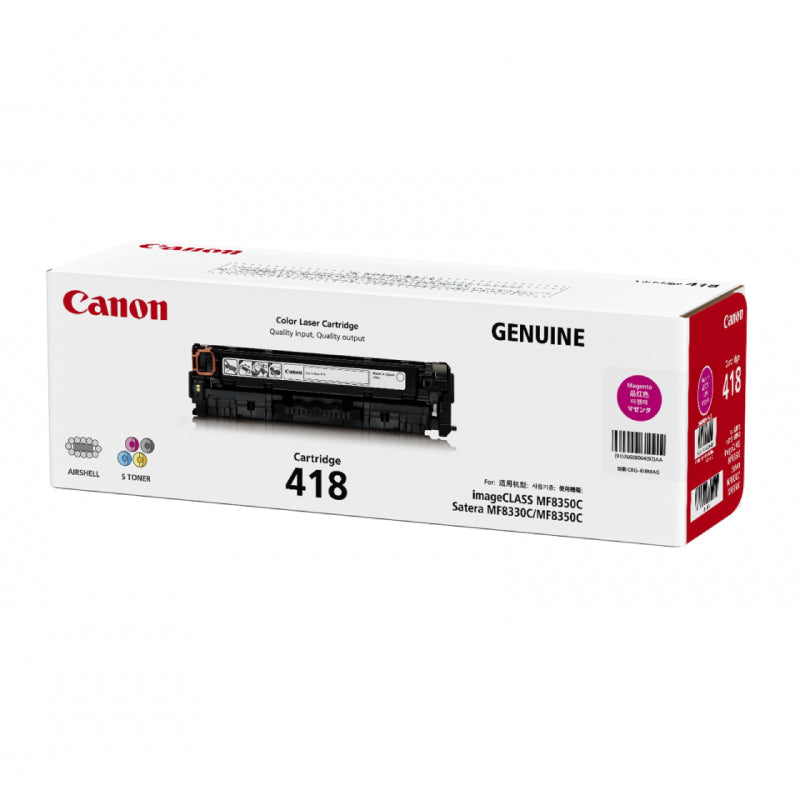 CANON Toner Cartridge 418 Magenta Default Title