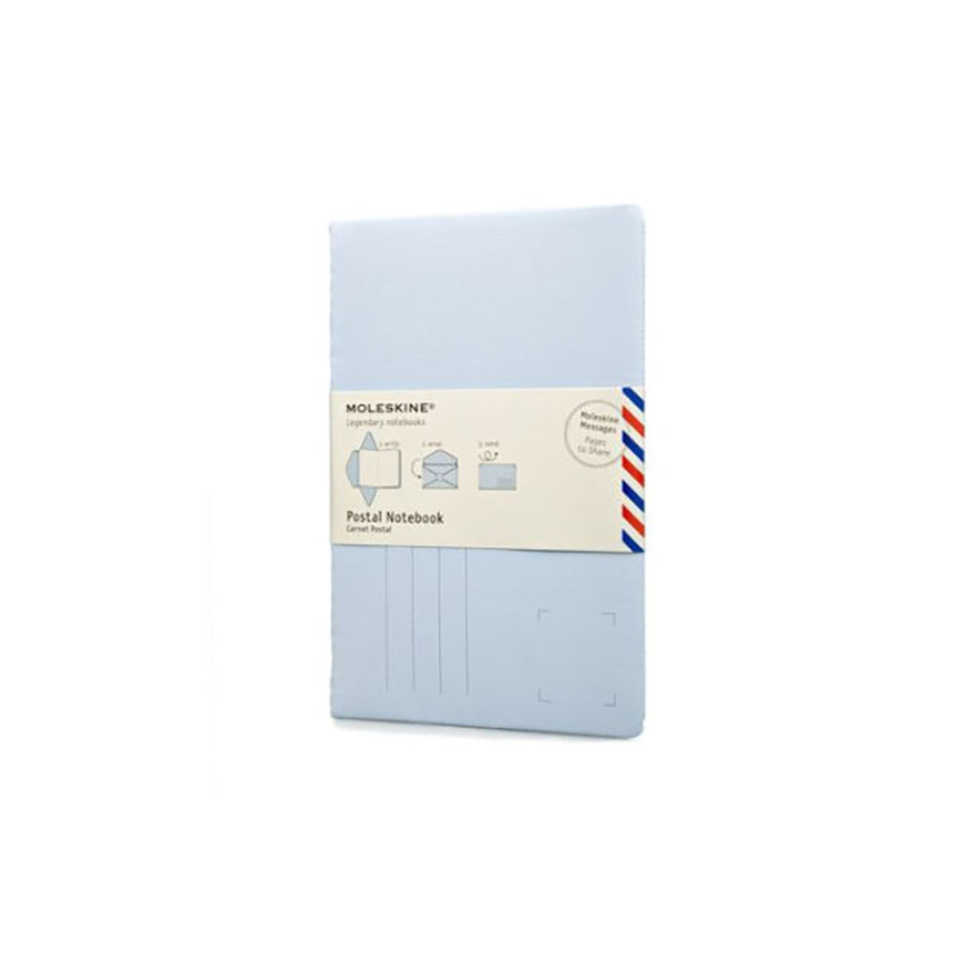 MOLESKINE Postal Notebook L Iris Blue