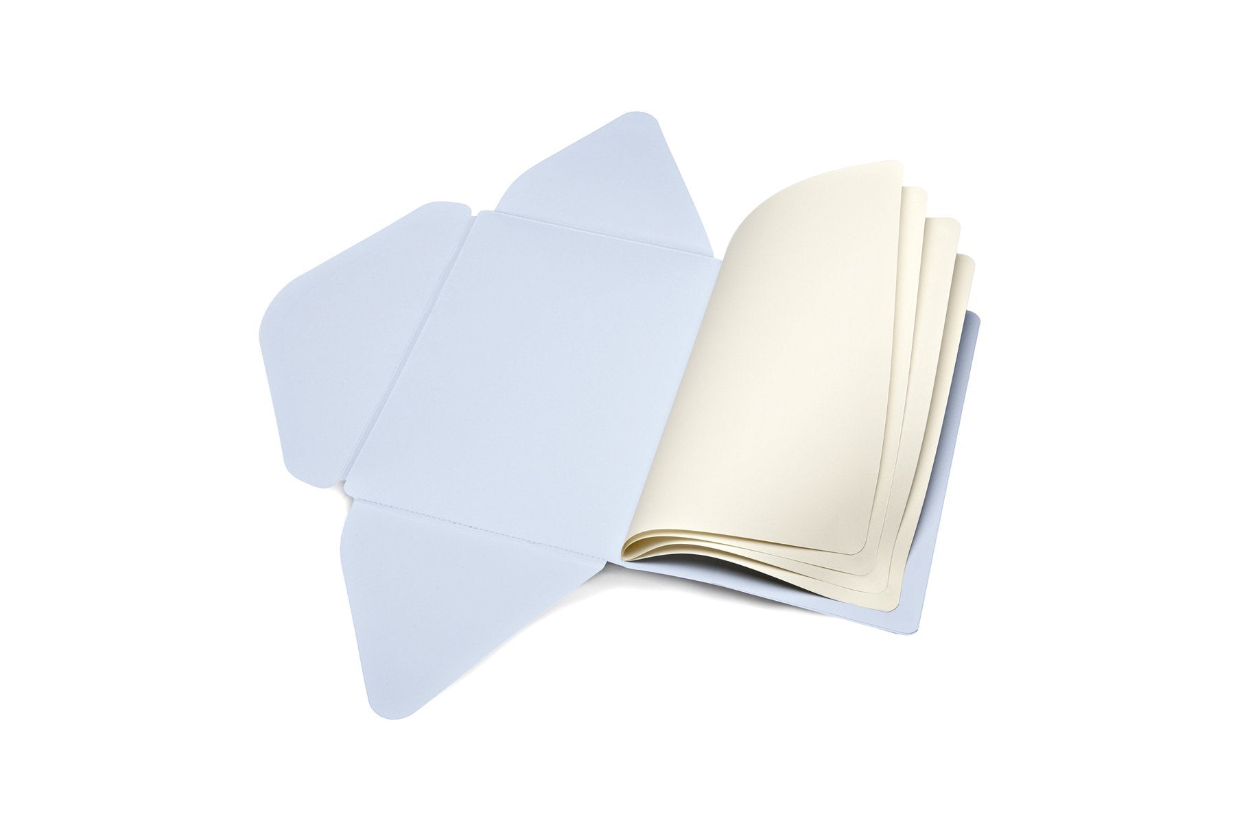 MOLESKINE Postal Notebook L Iris Blue