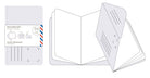 MOLESKINE Postal Notebook L Almond White
