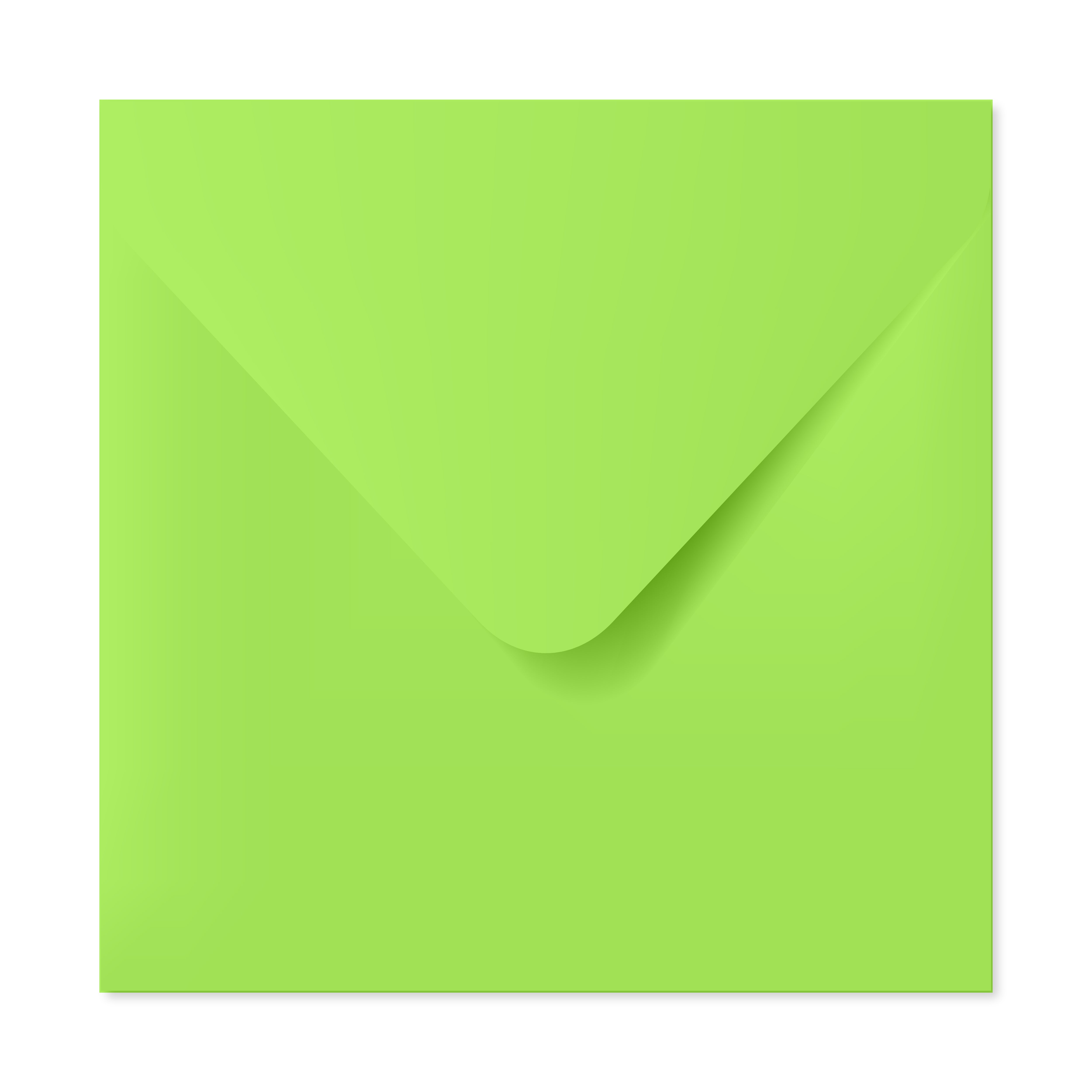 Kenzone Envelopes 120g 6.5"X6.5" 20s Yellow Green Default Title