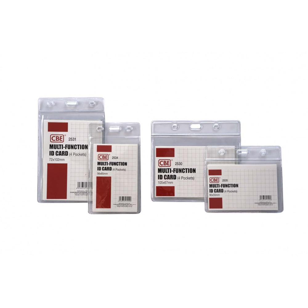 CBE Multifunc. ID Card 2534 Vert 56x85mm 4P 10s