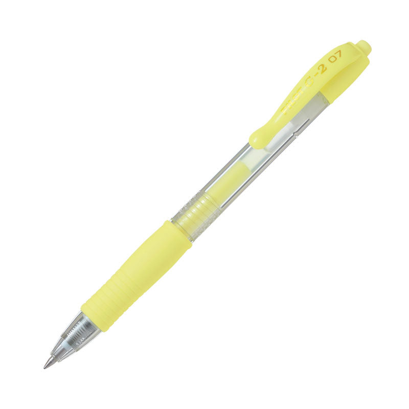 PILOT G2 Gel Pen 0.7mm Pastel Yellow