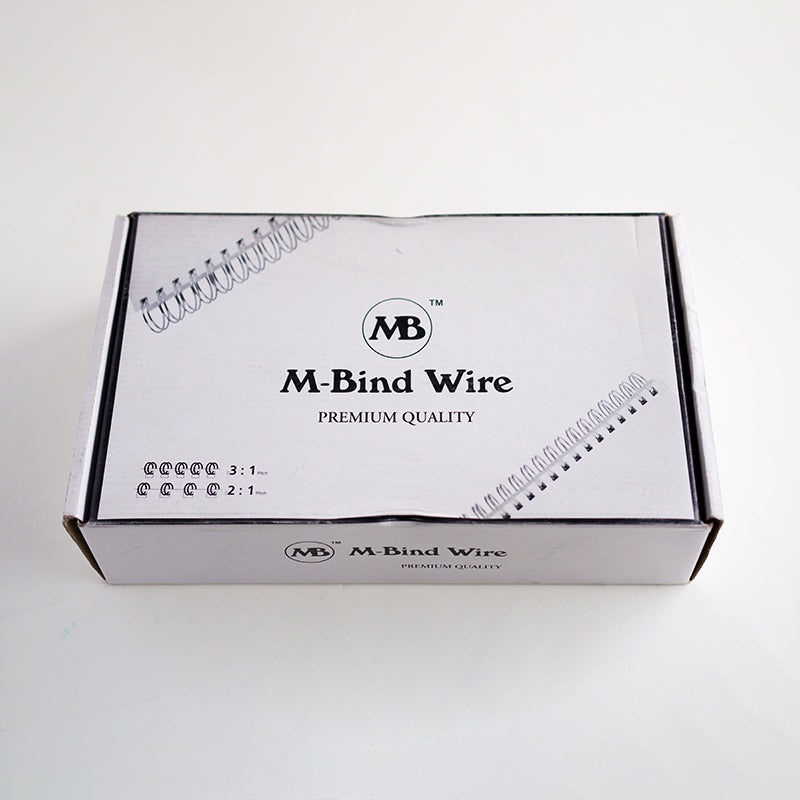 MB Wire-O 34-Loops 3:1 14.3mm 100/box-Silver