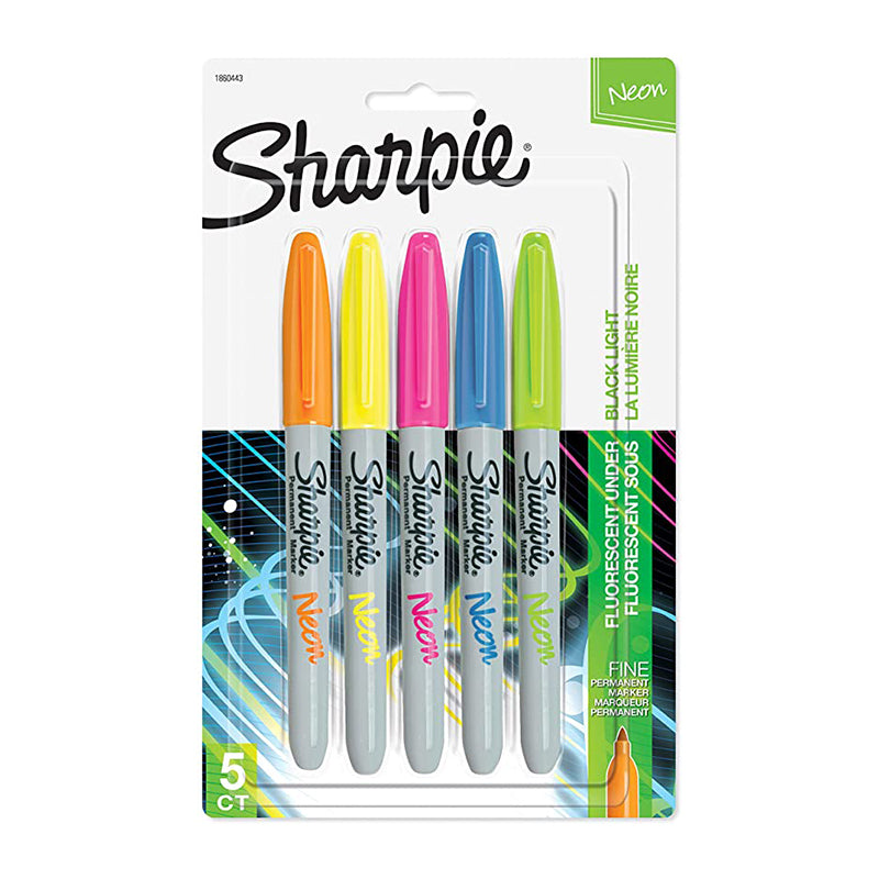 SHARPIE Fine Marker-Color Burst Set:NEON Asst 5s
