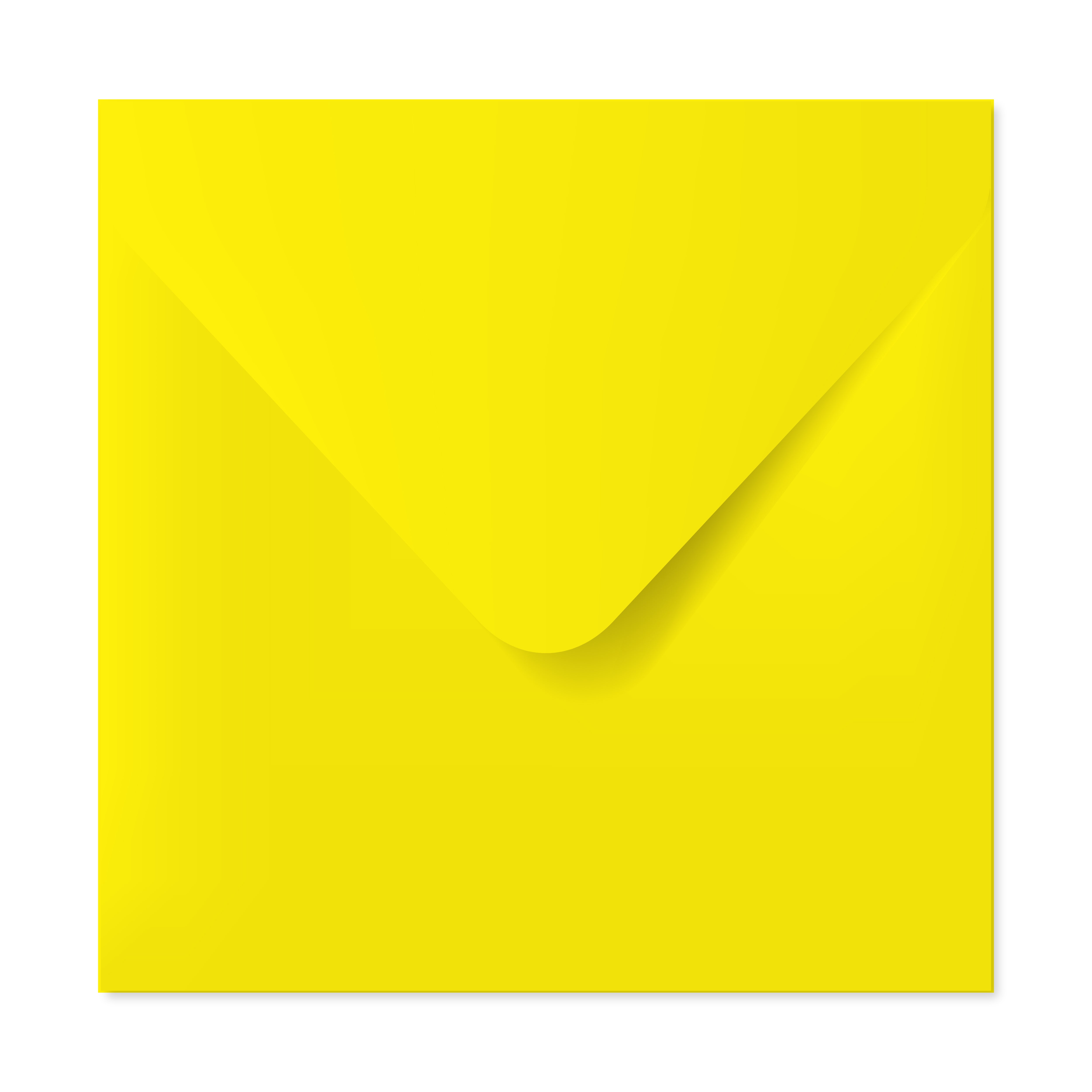 Fancy Envelopes 120g 6.5"x6.5" 25s Yellow Default Title