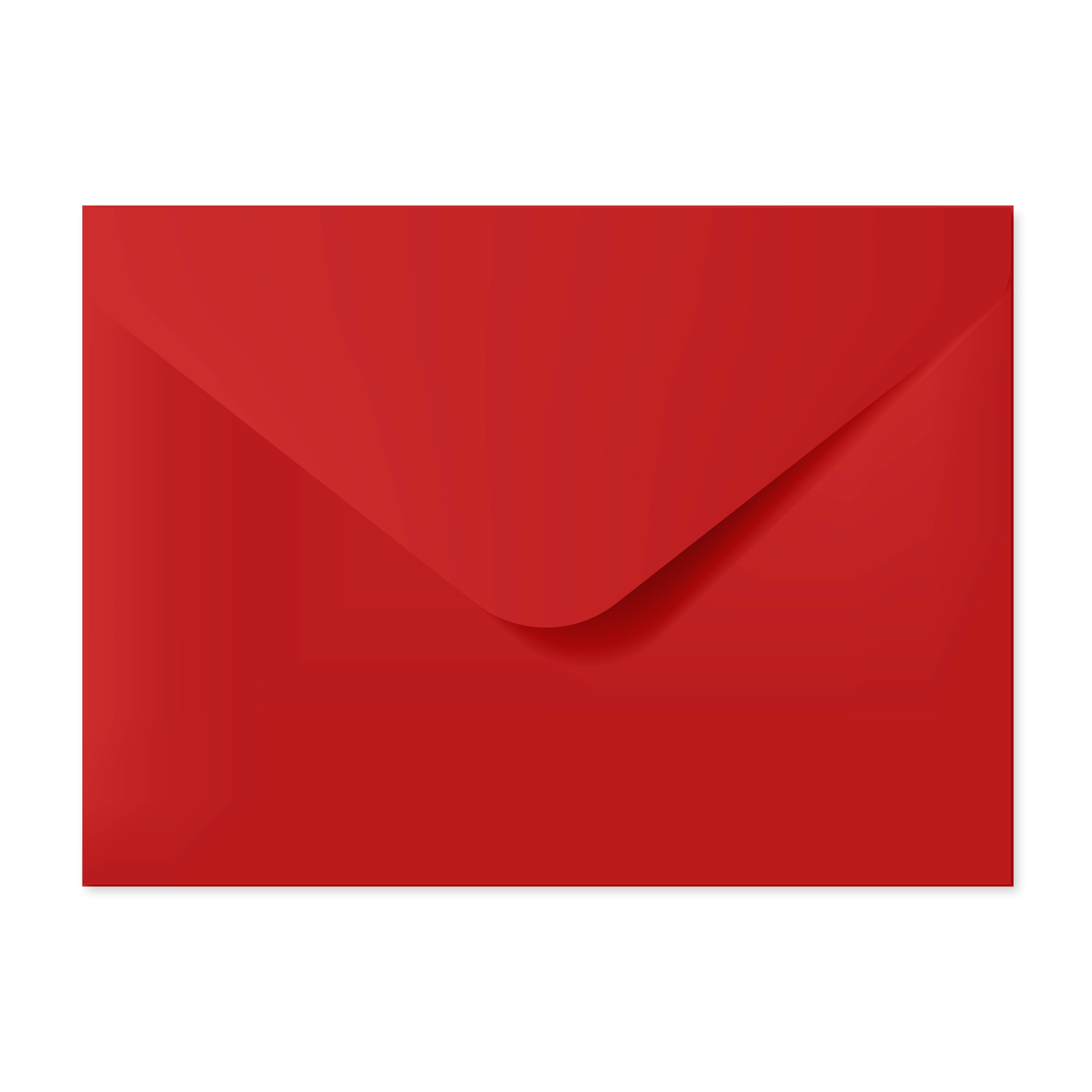 Fancy Envelopes 120g 4.3"x8.6" 25s Red Default Title