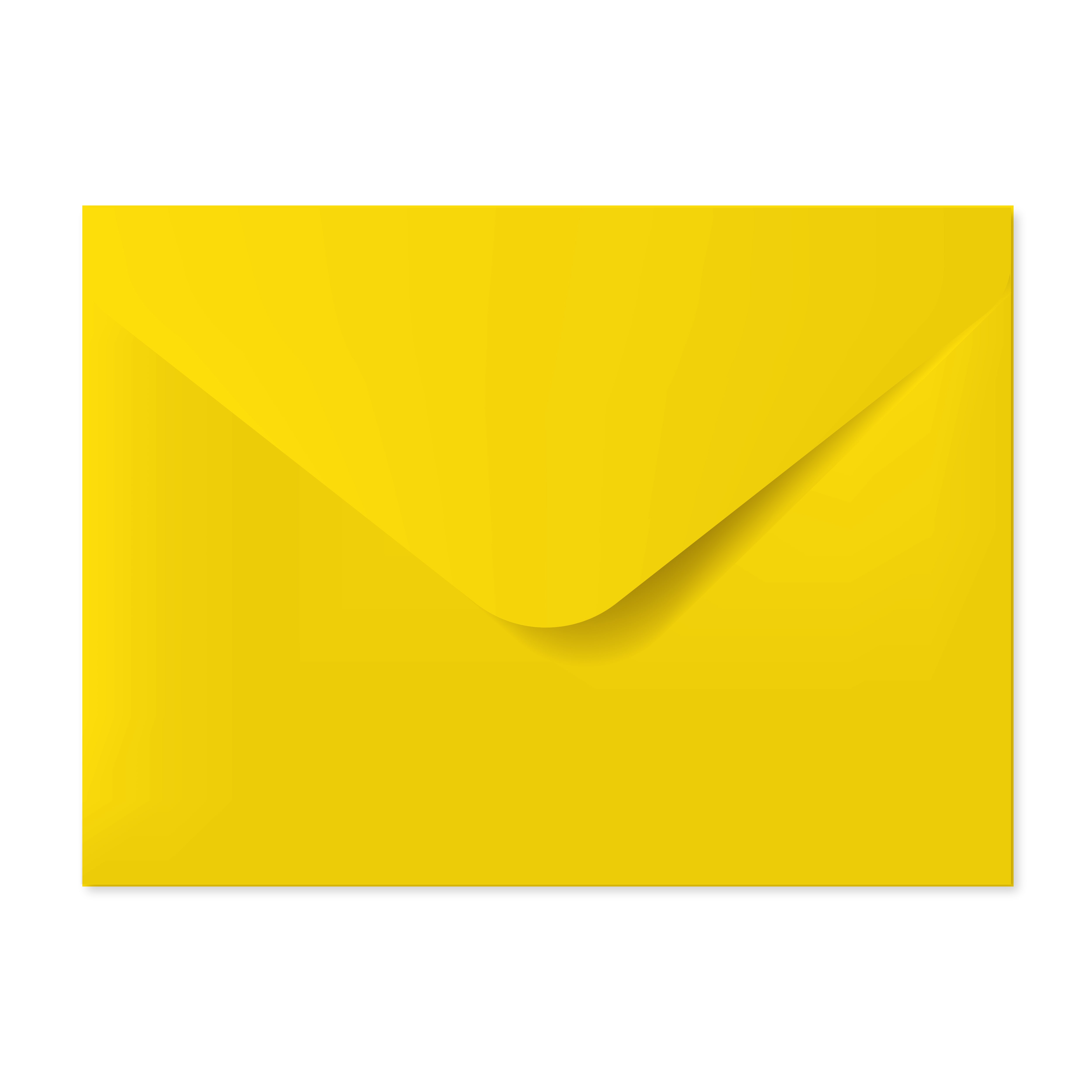 Fancy Envelopes 120g 4.3"x8.6" 25s Yellow Default Title