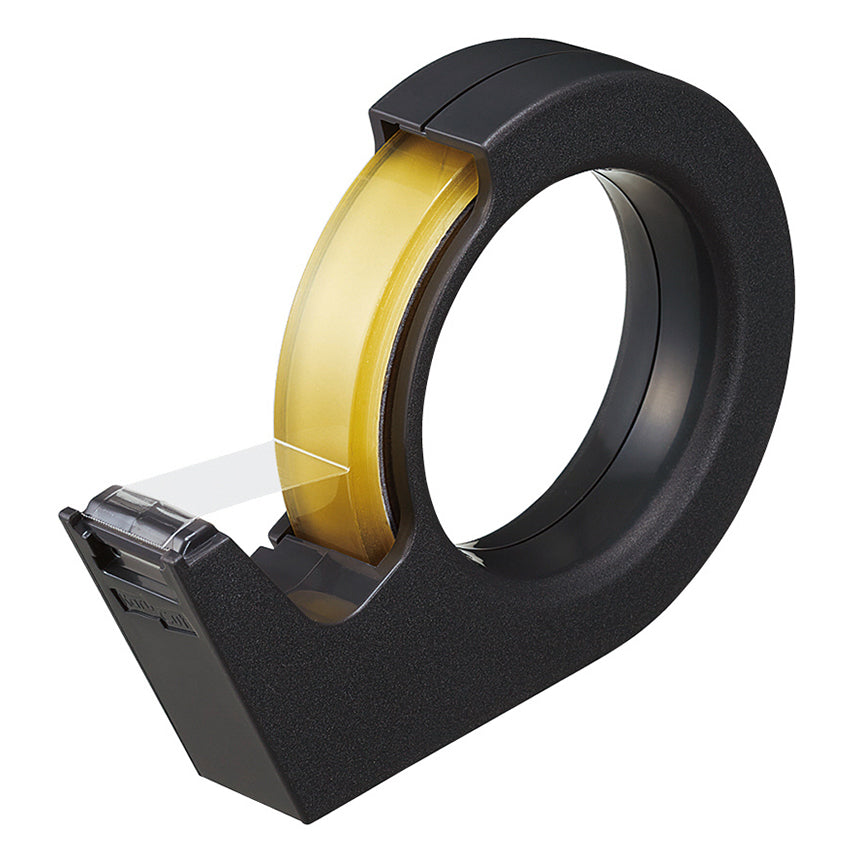 KOKUYO Karu-Cut Tape Dispenser Handy Type-L-Black Default Title
