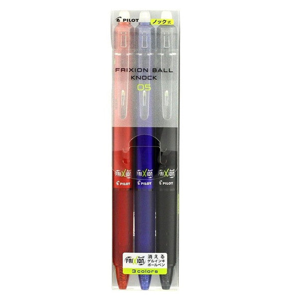 PILOT Frixion Ball Knock 0.5mm Set of 3C