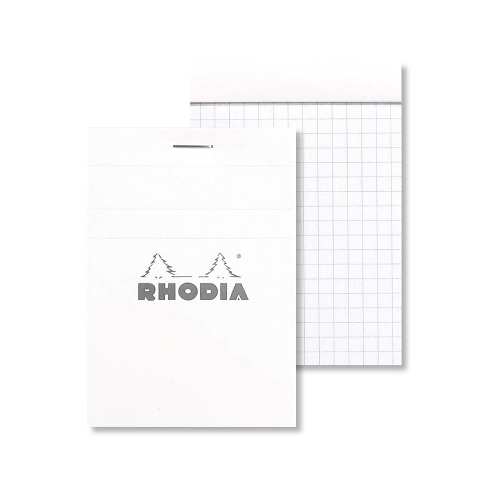 RHODIA Basics No.11 A7 74x105mm 5x5 Sq hsp White Default Title