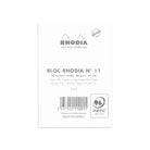 RHODIA Basics No.11 A7 74x105mm 5x5 Sq hsp White Default Title