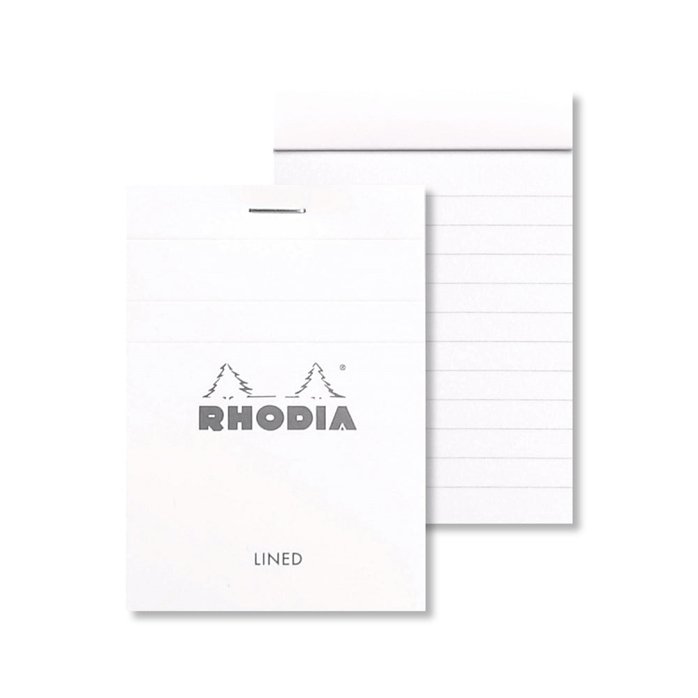 RHODIA Basics No.11 A7 74x105mm Lined hsp White Default Title