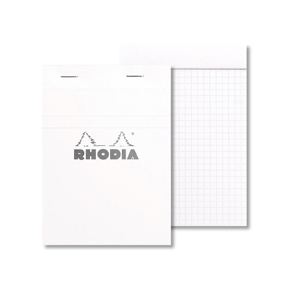 RHODIA Basics No.13 A6 105x148mm 5x5 Sq hsp White Default Title