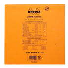 RHODIA Basics Le Carre 210x210mm 5x5 Sq hsp Orange Default Title