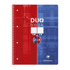 CLAIREFONTAINE Duo Book A4+ 22.5x29.7cm 40s 5x5 Sq+Lined