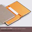 RHODIArama Webnotebook A6 Ivory Plain Hardcover-Chocolate
