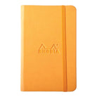 RHODIArama Webnotebook A6 Ivory Plain Hardcover-Orange