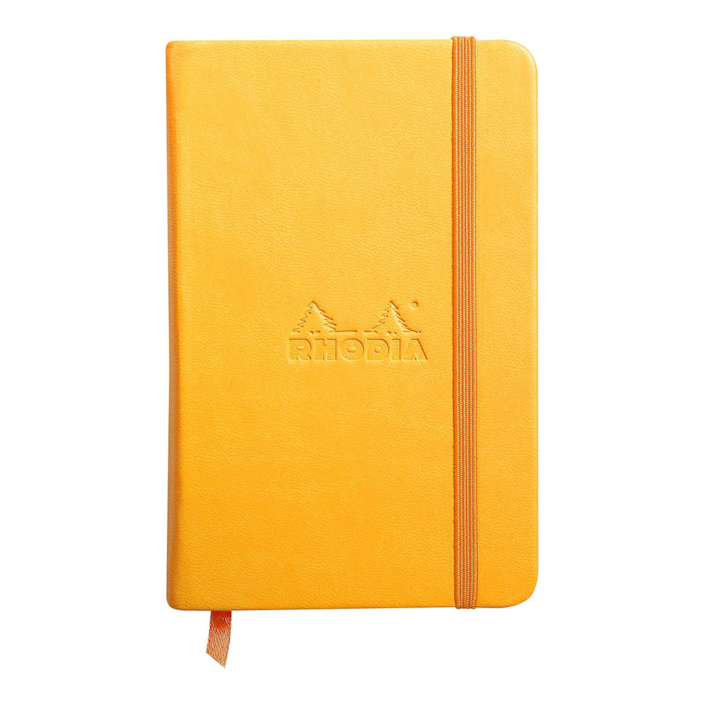 RHODIArama Webnotebook A6 Ivory Plain Hardcover-Daffodil Yellow