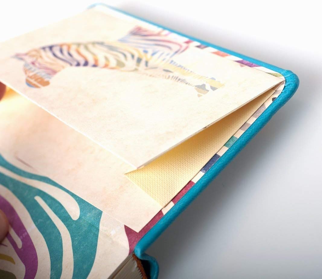 RHODIArama Webnotebook A6 Ivory Lined Hardcover-Turquoise