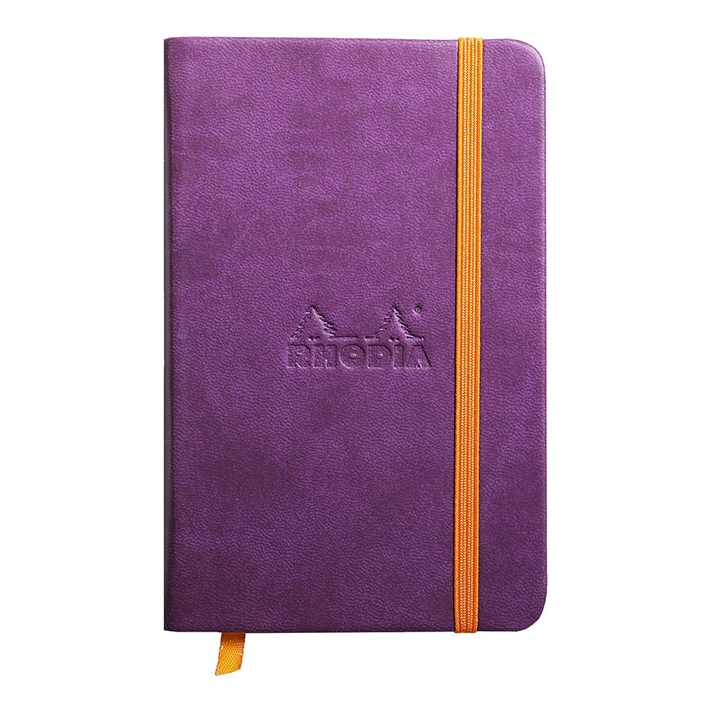 RHODIArama Webnotebook A6 Ivory Lined Hardcover-Purple