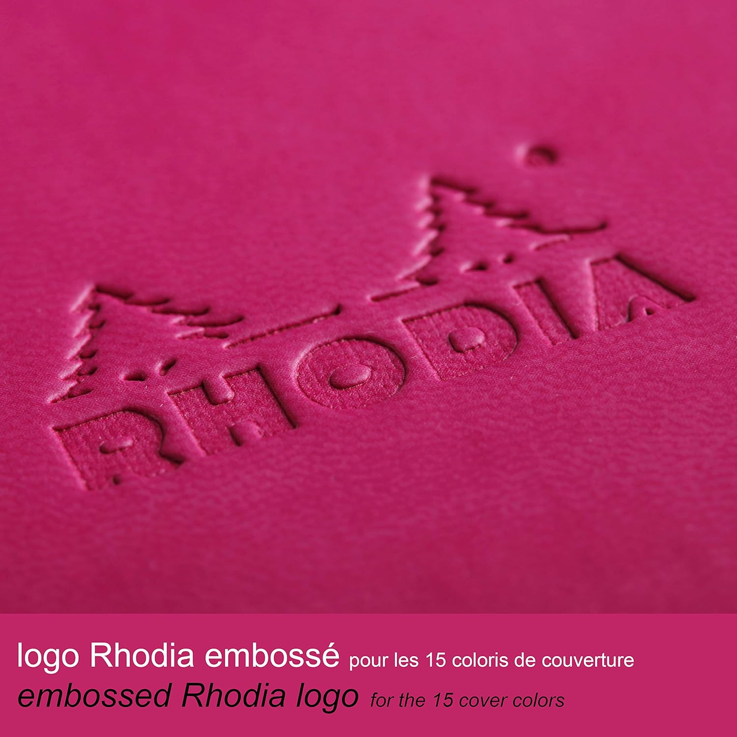 RHODIArama Webnotebook A6 Ivory Lined Hardcover-Raspberry