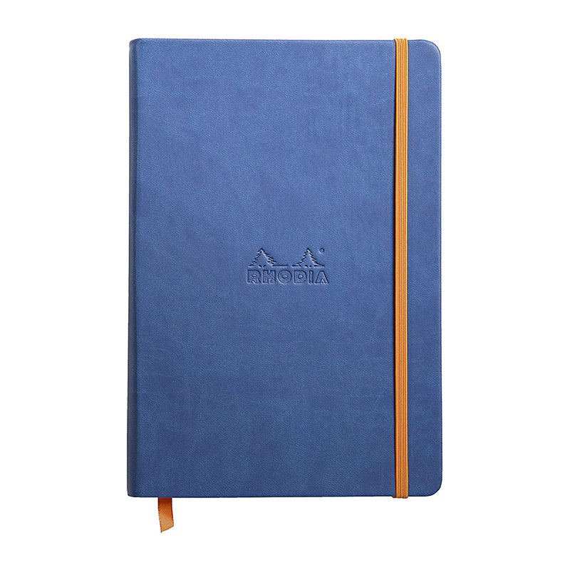 RHODIArama Webnotebook A5 Ivory Lined Hardcover-Sapphire Blue Default Title