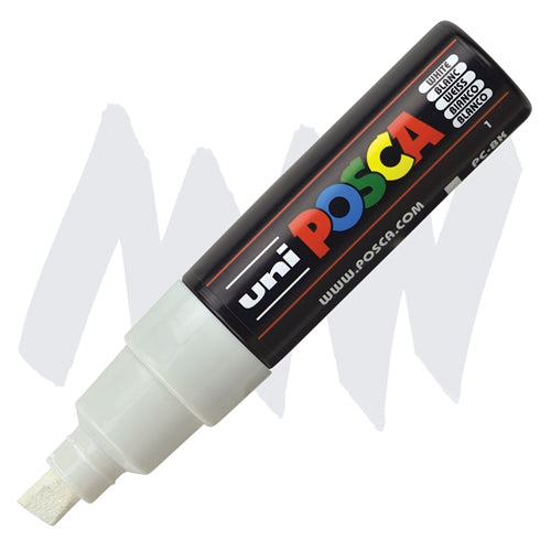 UNI POSCA Marker Broad Tip 8mm White