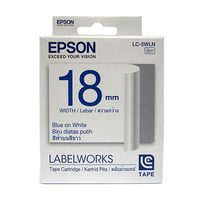 EPSON LW Tape Common 18mmx8M Gray on White Default Title