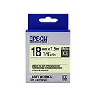 EPSON LW Tape Glow in the Dark 18mmx1.5M Black on