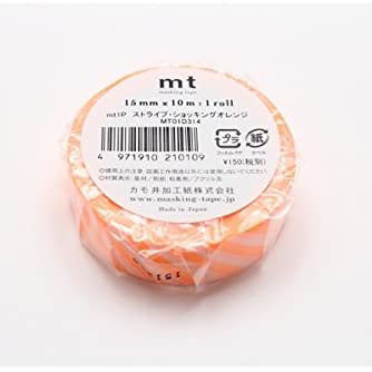 MT 1P Deco Stripe Orange 15mm