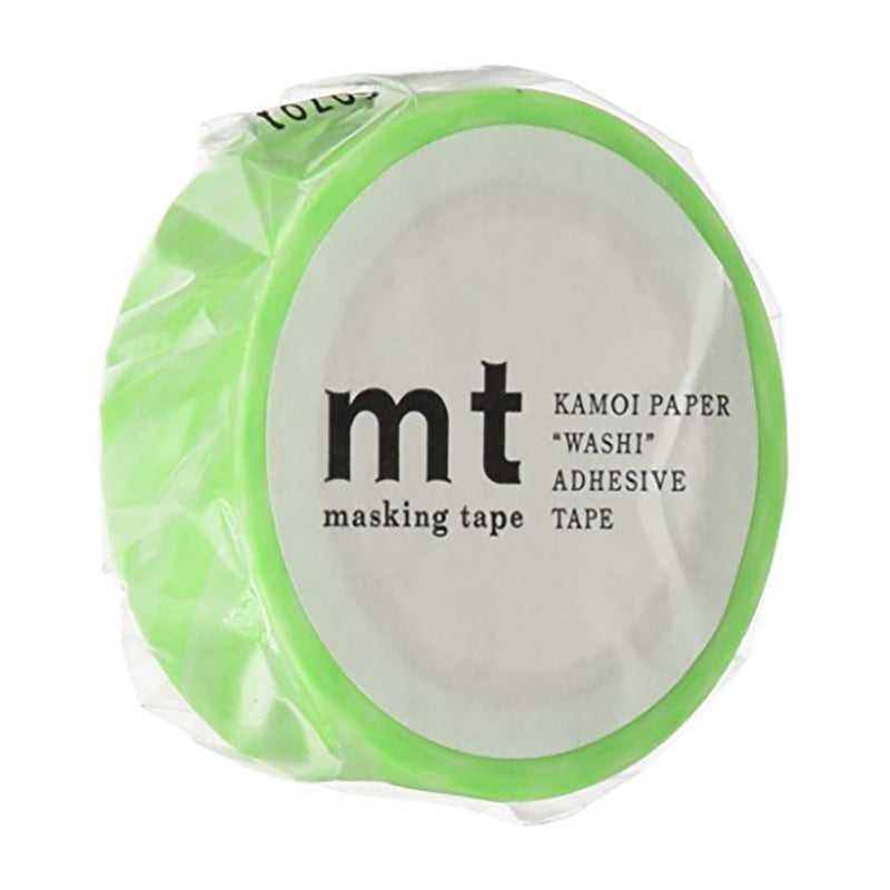 MT 1P Deco Stripe Shocking Green 15mm