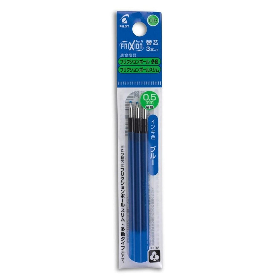 PILOT Frixion Ball Slim Refill 0.5mm 3s-Blue