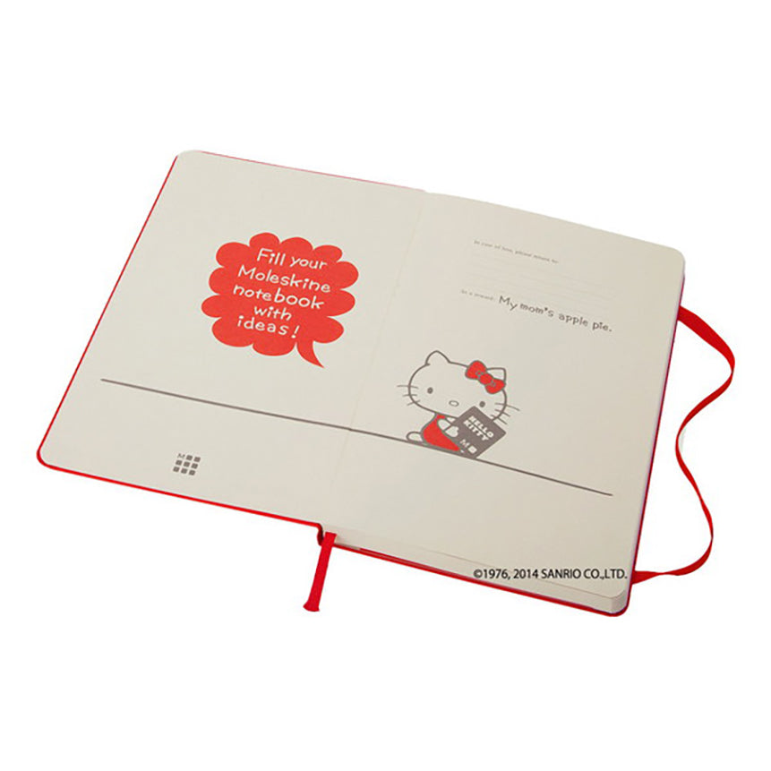 MOLESKINE LE Hello Kitty P Plain Red