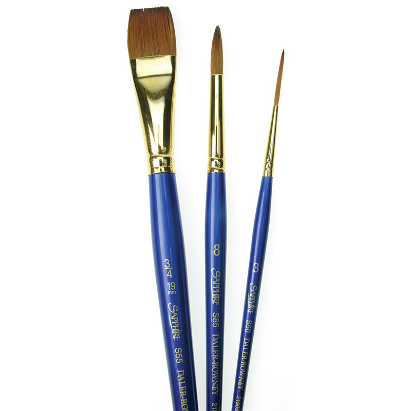 DALER ROWNEY Sapphire Brushes Landscape Set of 3 Default Title