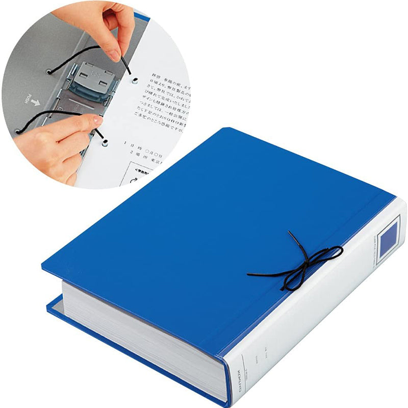 KOKUYO Tube File A4-S 7cm Twin Eco RT670 Blue Default Title