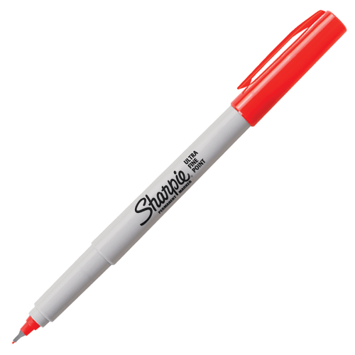 SHARPIE Ultra Fine Marker-Red