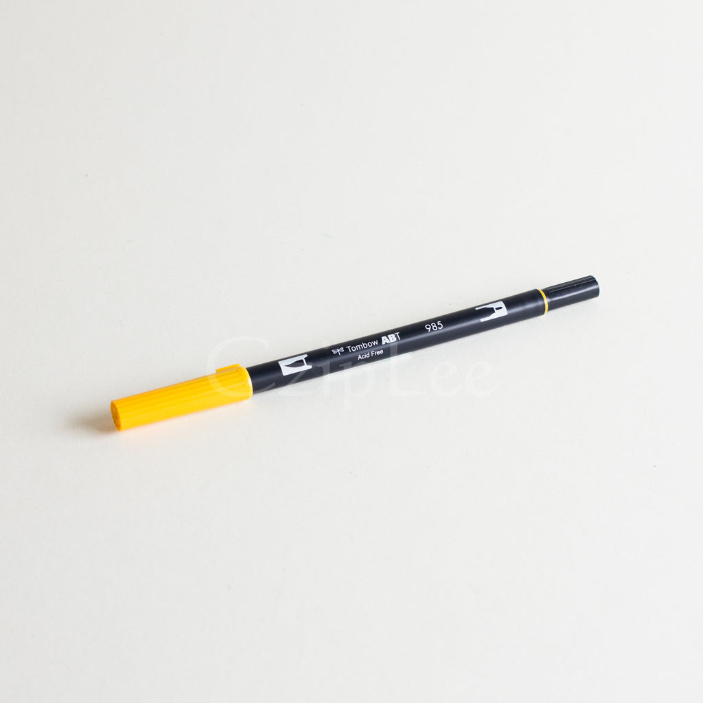 TOMBOW ABT Dual Brush Pen 985-Chrome Yellow