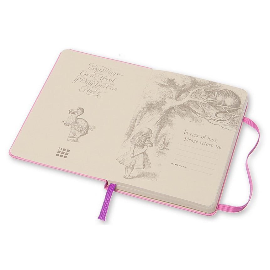 MOLESKINE LE Alice in Wonderland P Ruled Pink