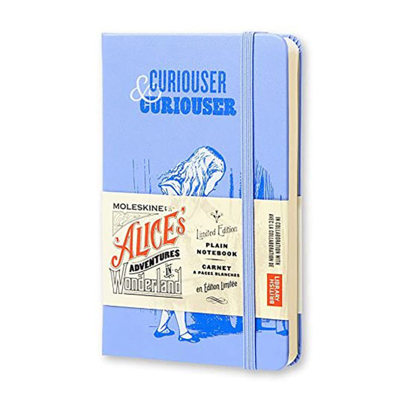 MOLESKINE LE Alice in Wonderland P Plain Blue