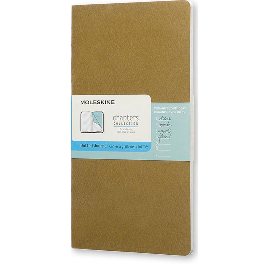 MOLESKINE Chapters Journal Slim M Dotted Tawny Oli