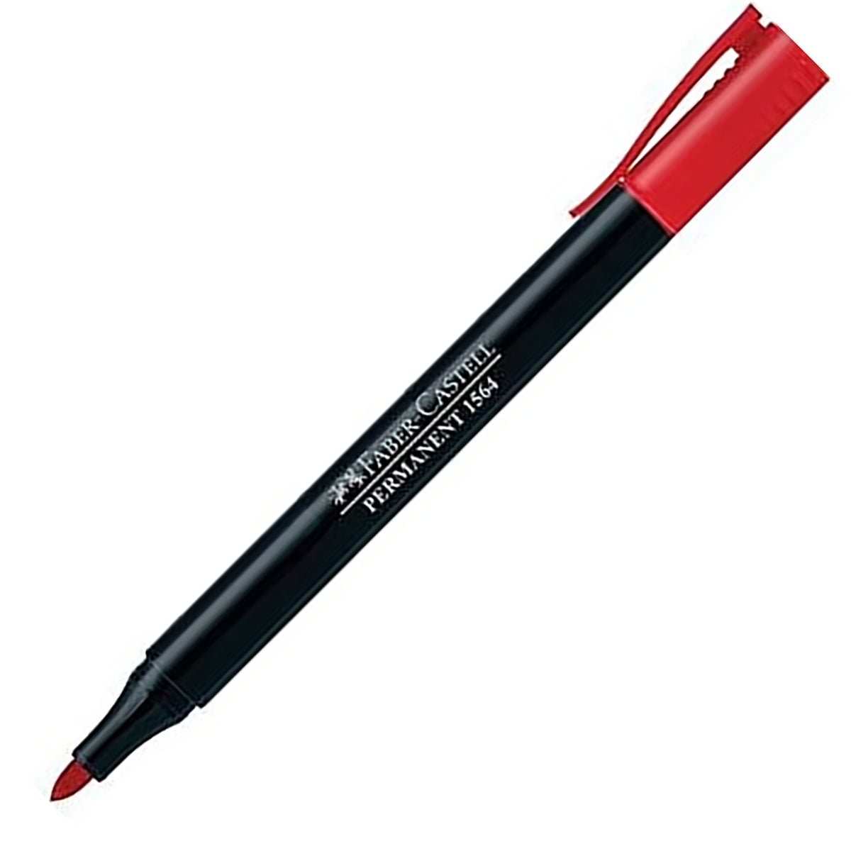 FABER-CASTELL Slim Permanent Marker 156421 Red 1s