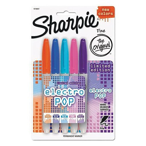 SHARPIE Fine Marker-Electro Pop Set Asst 5s