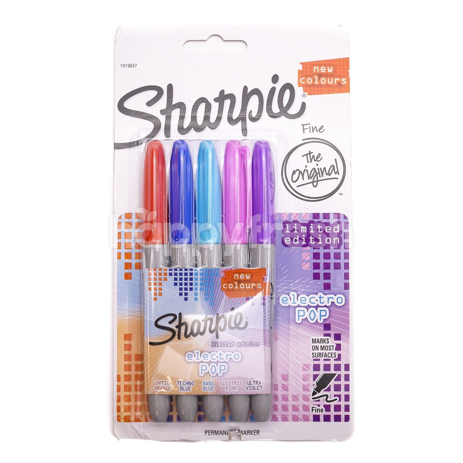 SHARPIE Fine Marker-Electro Pop Set Asst 5s
