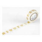 MT Ex Alphabet Gold R 15mm