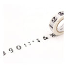 MT Ex Number / Symbol Black 15mm