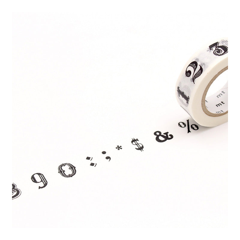 MT Ex Number / Symbol Black 15mm